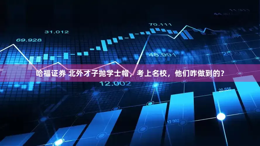 哈福证券 北外才子抛学士帽，考上名校，他们咋做到的？